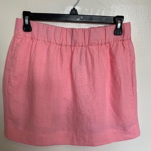 NWT linen PINK skirt from Jcrew. Size XS fits like S